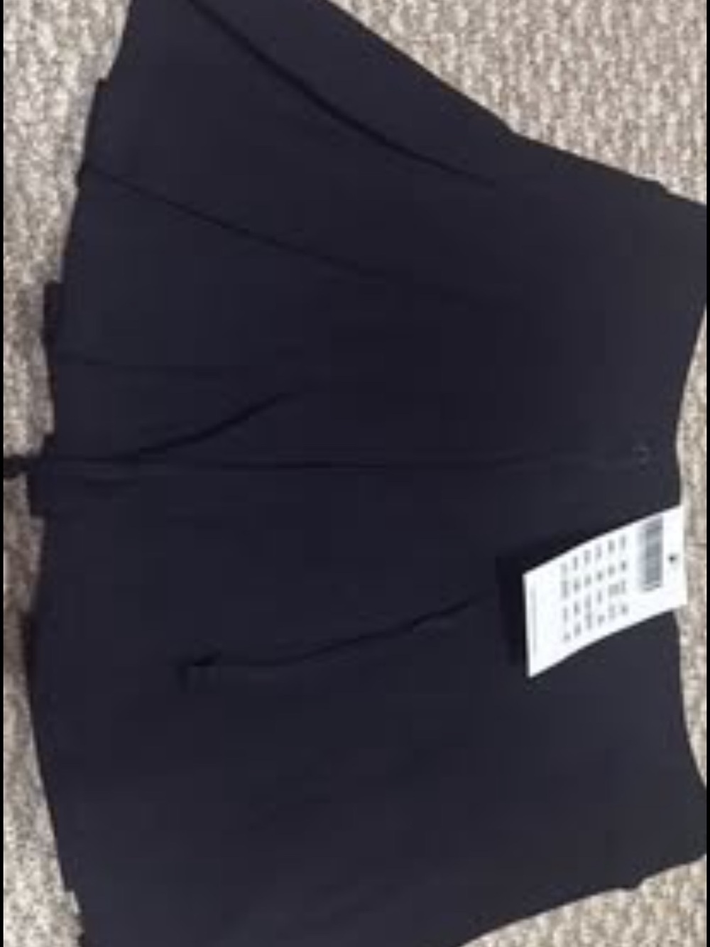 Brandy Melville Black Mini Pleated Skirt